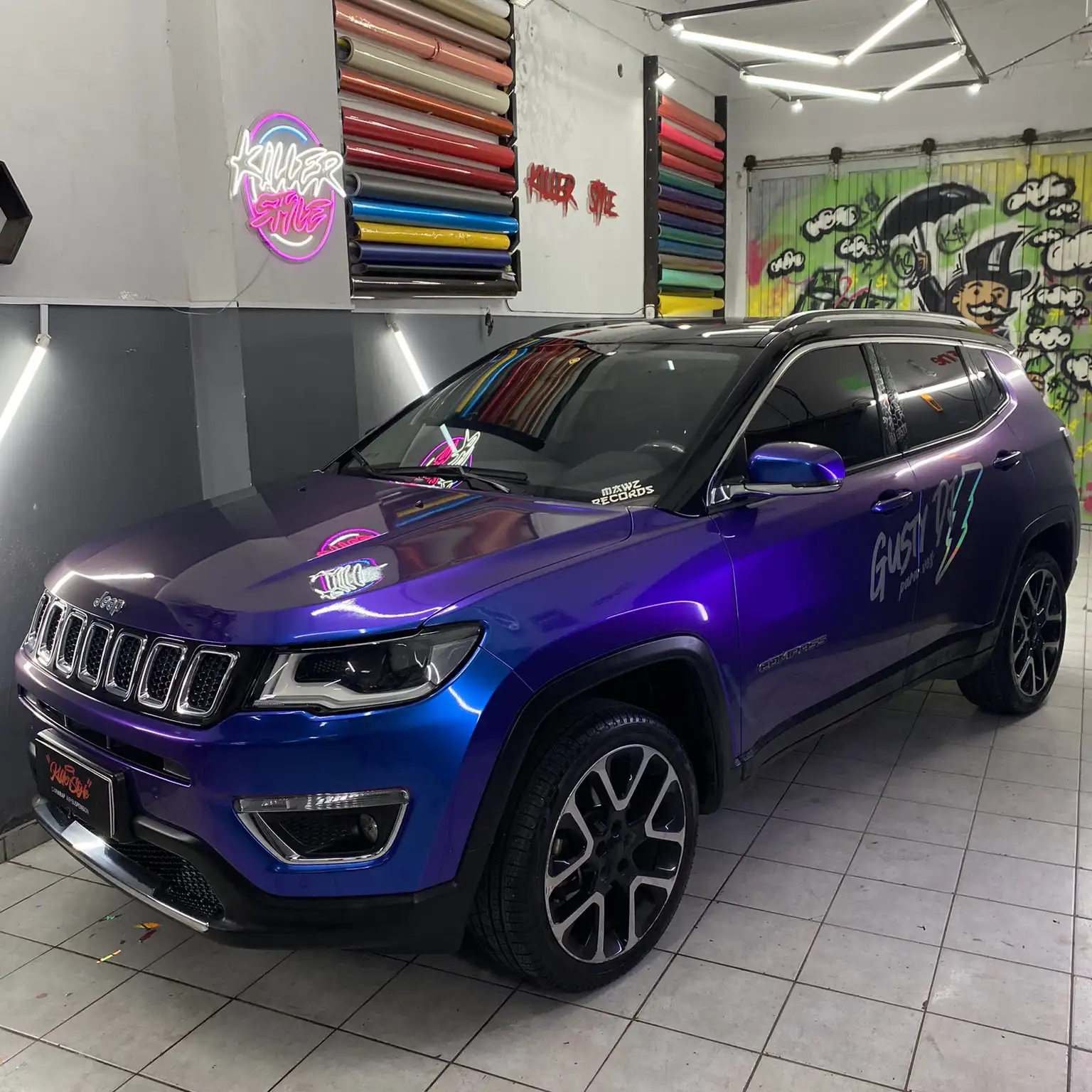 CHAMALEON BLUE PURPLE jeep